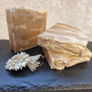 Dark Smoked Honey Natural Handmade Hard Soap