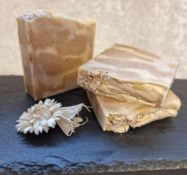 Dark Smoked Honey Natural Handmade Hard Soap